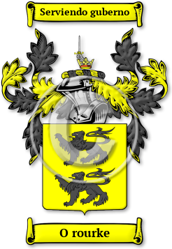 O rourke Family Crest Download (jpg) Legacy Series - 150 DPI